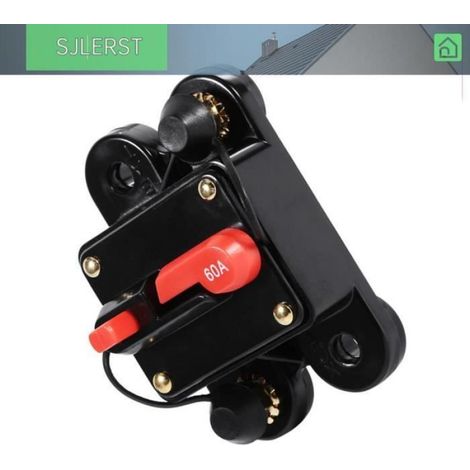 Disjoncteur de Circuit - - 60A - Boîtier Étanche - Protection Surtensions - Réinitialisation Automatique (1/4)