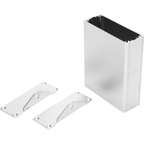 Boîtier de dissipation thermique pour boîte de projet électronique 24x64x80mm, coffret de protection pour circuits imprimés GPS, boîtier en aluminium avec ventilation, étui de montage robuste pour équ (1/5)