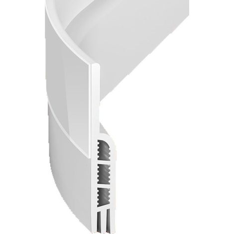 MINKUROW 2 Pièces Boudin de Porte, Bas de Porte Anti Courant d'air, Calfeutrer Bas de Porte Autocollant pour Isolation, Bloquer la Poussière (100 x 5 cm, Blanc) (1/4)