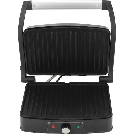 Appareil à panini compact en alliage d'aluminium, appareil à sandwichs à chauffage rapide pour la maison et les restaurants, prise européenne 220 V (1/5)