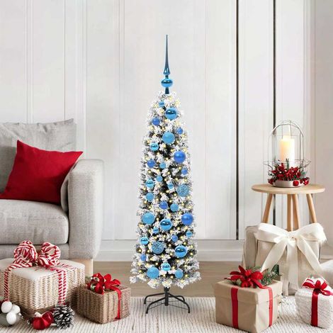 vidaXL Artificial Christmas Tree with 150 LEDs with Stand Green 120 cm (1/5)