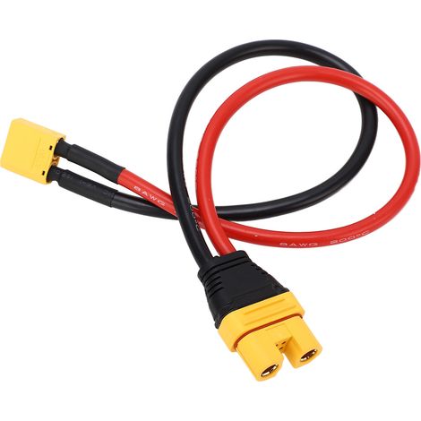 AS150U-Buchse auf XT90-Stecker-Adapter, 8AWG-Silikonkabel, für Planters Sky Perpetual Flight Ladegerät (1/4)
