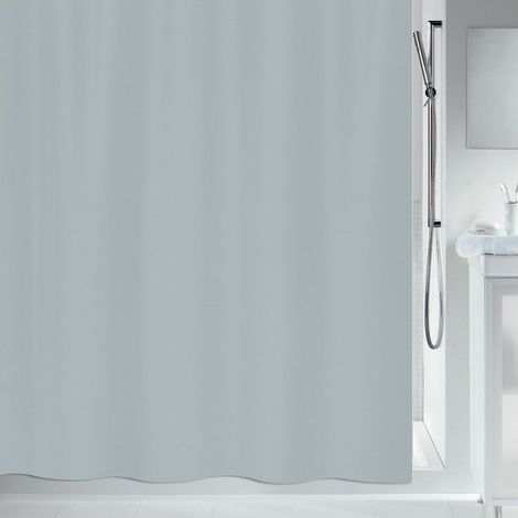 Rideau de douche Polyester PRIMO 240x180cm Gris Spirella