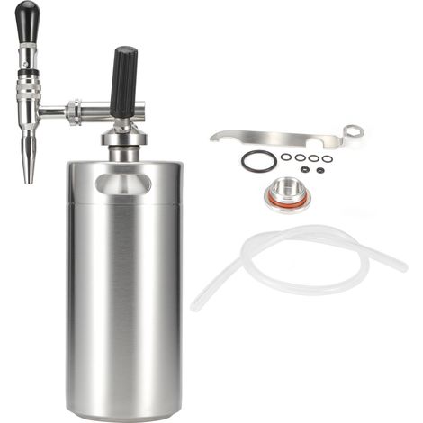 Nitro – cafetière à infusion froide, fût en acier inoxydable, système de distribution d'azote, Kit3,6 l (1/5)