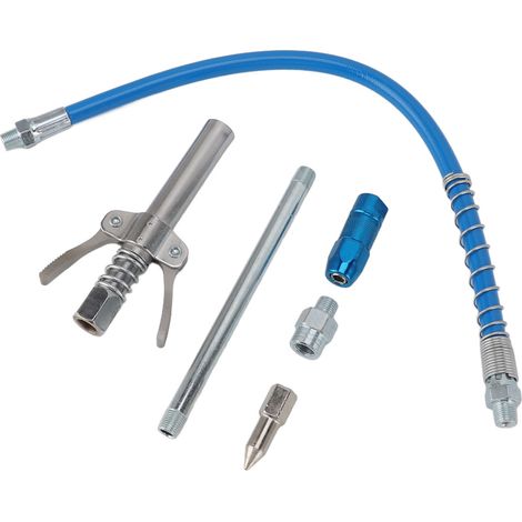 Fettpressen-Kupplungssatz, verlängertes Verriegelungsset mit Adapter, Hochdruck, manuell, pneumatisch, elektrisch, Öleinspritzdüse (1/5)