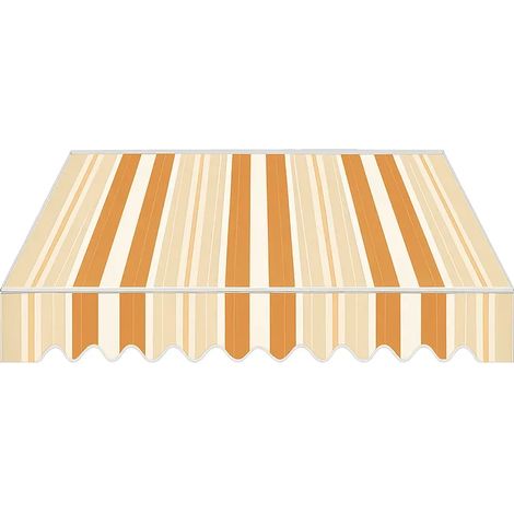 Tenda da Sole a Caduta 100x245 cm Alluminio e Poliestere Arancione (1/2)