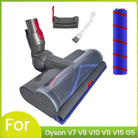 Flexibles rotierendes Bürstenset für elektrische Bodenreiniger, kompatibel mit den Staubsaugern V7, V8, V10, V11 und V15, mit LED-Staubanzeige. (1/5)