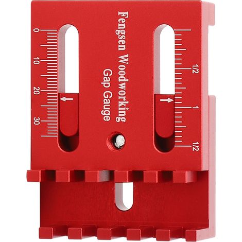 jauge de coupe miniature pour bois, jauge de profondeur en alliage d'aluminium, règle à dents de scie (1/5)