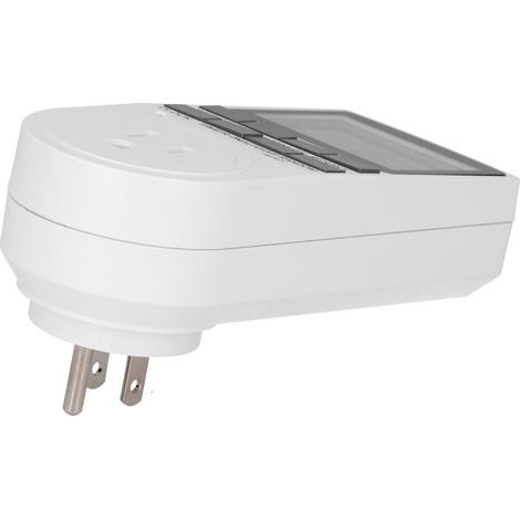 Minuterie programmable numérique, interrupteur intelligent pour prise de courant, accessoire pour lampe ou ventilateur (1/5)