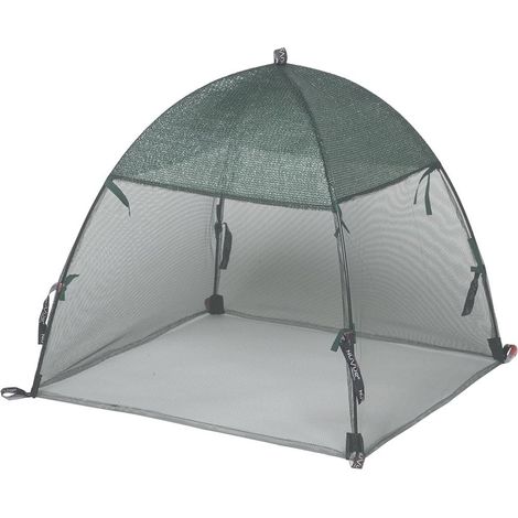 Serre anti-insectes pour carré potager 120 x 120 x 80 cm - protection filet renforcée