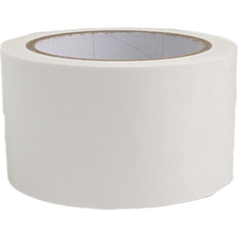 1 Rouleau Adhésif Toile 10cm x 50m Blanc Résistant Eau Déchirable Réparation Maison Extérieur Bricolage (1/5)