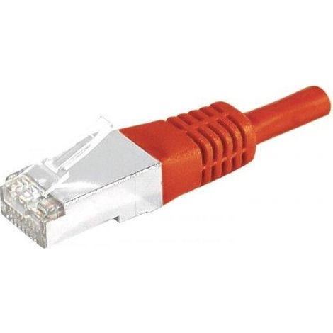 Cordon RJ45 S/FTP CAT 6a Rouge - 1,00m