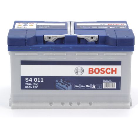 Bosch – Batterie de voiture 12V 80Ah 740A – 92S40110 – Technologie CA/CA – Sans entretien – Pour voitures et camionnettes (1/4)