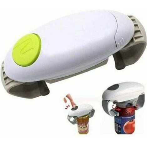 Ouvre-boîte électrique automatique – Pour personnes âgées et arthritiques – Matériau ABS, acier inoxydable – Dimensions 6.8x2.5 pouces – Couleur verte - 5inch (1/5)