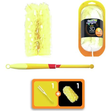 Swiffer Duster XXL Kit de Plumero Telescópico para Quitar el Polvo