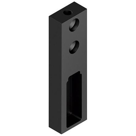 HERRAJES ALK soporte tubo lateral 30-12 grafito , 0UNIDADES (1/2)
