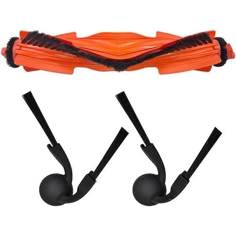 Set mit 3 Ersatz-Haupt- und Seitenbürsten für den Xiaomi S40 / OV81 Saugroboter