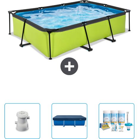 Exit Pool Rechteckig - 300x200x65 cm - 4-teilig SCB63 (1/4)