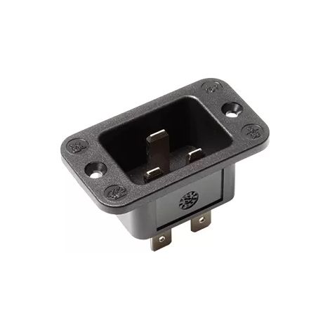 Bachmann 917.173 Kaltgeräte-Steckverbinder 767 Stecker Gesamtpolzahl: 3 16 A Schwarz 1 St. (1/2)