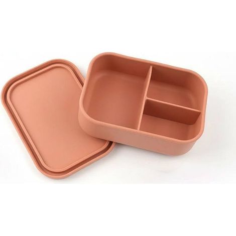 Contenant micro-ondable à compartiments, en silicone alimentaire (1/5)