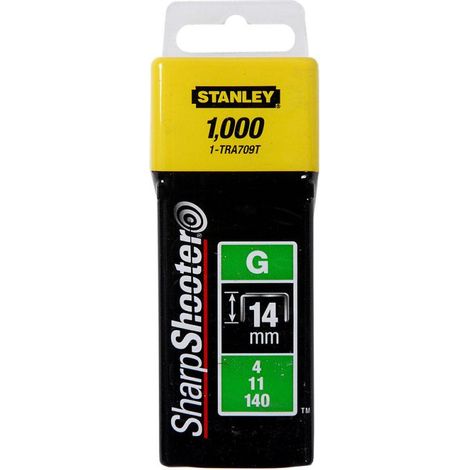 Box 1000 Heftklammern 14mm 9/16 Typ G 4/11/140 - 1-TRA709T