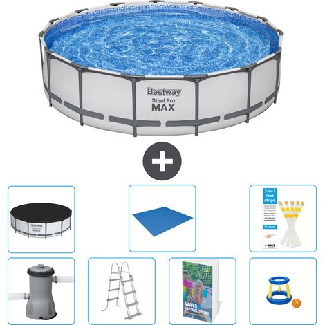 Bestway Bestway Steel Pro MAX Ronde - 457x122 cm - 8-pièces S568 (1/4)