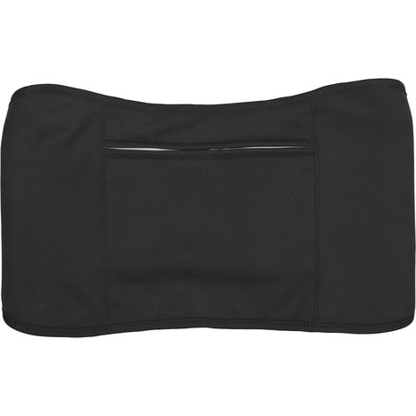 Bande de massage à l'huile de ricin lavable et étanche, nourrissante aux huiles essentielles, pour le soin de la taille, noire
