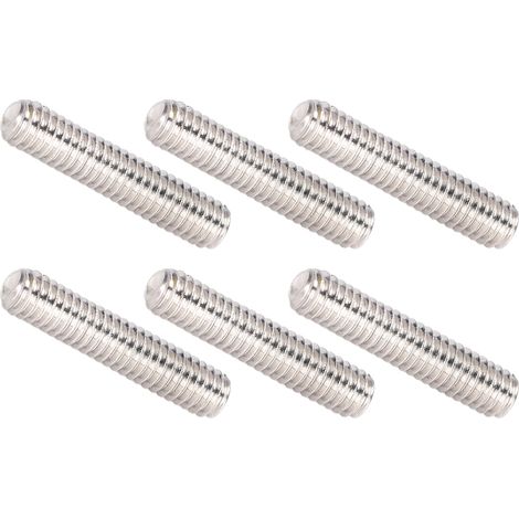 50 Vis de réglage M2.5x12 en acier inoxydable A2-70, assortiment pour fixation précise, 50 pièces