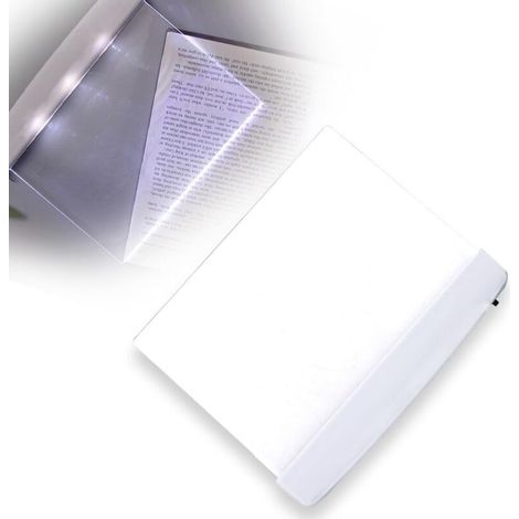 Lampe Marque-Page LED Plate Sans Fil – Éclairage Clair pour Lecture Nocturne au Lit (1/5)