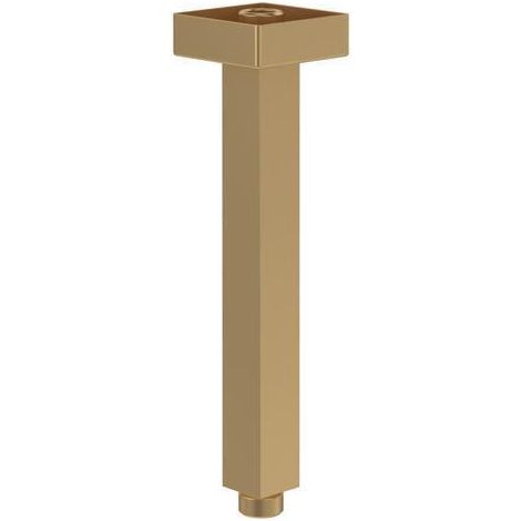 villeroy boch Villeroy & Boch Universal Showers Braccio doccia, 58x212x58mm, TVC000454540, per montaggio a soffitto, squadrato, Brushed Gold, TVC00045454076