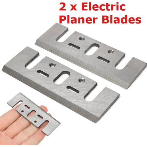 Lame de Rabot - Makita - 1900B - HSS - 82x29x3mm - 2 pièces (1/3)