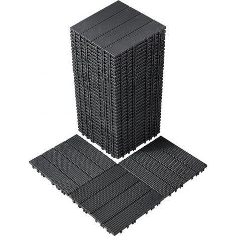 Dalles de Terrasse Emboîtables - Lot de 36 Revêtement de Sol (1/5)