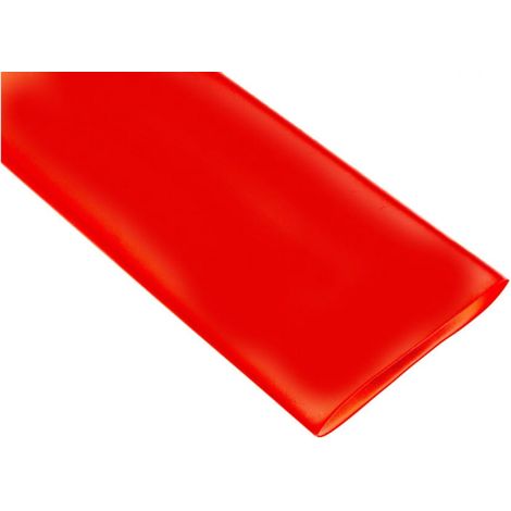 Gaine thermorétractable à paroi mince, sections de 1 m, CR 50,8/25,4 rouge, 427604