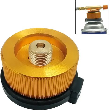 Adaptateur pour réchaud à gaz de camping extérieur, tuyau de raccordement pour bouteille de gaz GPL et plate, accessoires de charge de gaz, réchauds de cuisine portables (1/5)