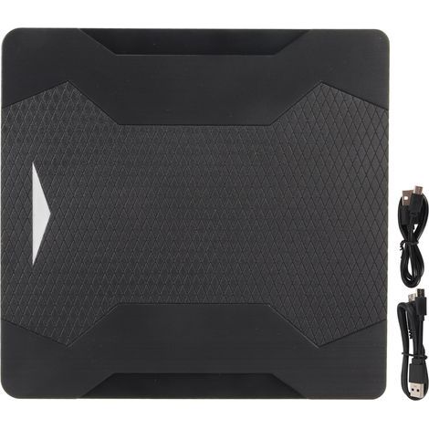 Lecteur DVD Externe USB 3.0 Type C - Graveur Silencieux Plug & Play avec Indicateur Lumineux (1/5)