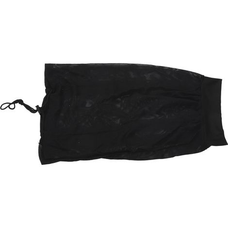 Lot de 4 bonnets filet à cheveux avec cordon de serrage et sangle ajustable, lavables et réutilisables, pour sécher les cheveux bouclés (noir). (1/5)