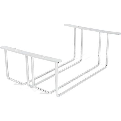 HERRAJES ALK soporte copas doble socopa cromado 182x279xh.112 (1/3)