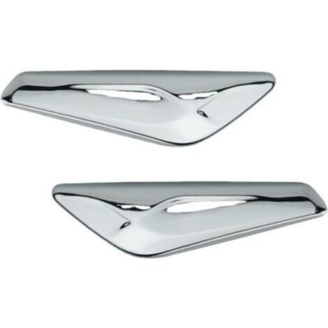 Clignotant latéral pour X3 X4 F25 F26 – Lampe gauche/droite – Numéro de pièce 51117338569/51117338570 – Plastique argenté