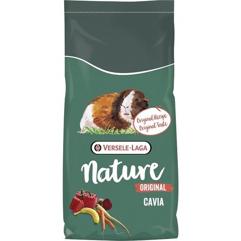 VERSELE-LAGA - NATURE ORIGINAL CAVIA - M VOLLSTÄNDIGE, VIELFÄLTIGE UND ERWEITERTE LANGE FÜR MEERSCHWEINCHEN - 9KG