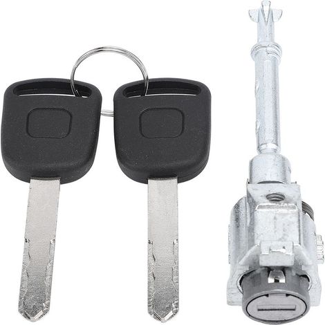 Jeu de cylindres de serrure de porte avant avec 2 clés, 72185T2AA01, parfaitement adapté à la voiture pour Accord 2013 – 2017. (1/4)
