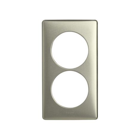 Plaque UE ANO 2P 57mm Titane Céline