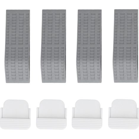 4 Blocs-porte antidérapants en caoutchouc pour le bas des portes, accessoires de bricolage et amélioration de l'habitat (1/5)
