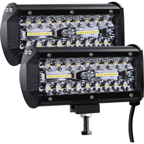 Sjqka – Phare LED 12V 300W étanche IP67 – 27000 lumens – Aluminium moulé qualité militaire – Angle de faisceau 120° pour véhicules tout-terrain - 000lm (1/4)