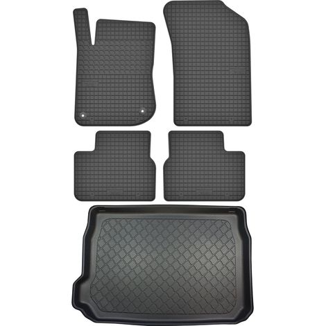 Peugeot 2008 I Crossover de 04.2013 a 12.2019 SET - Alfombrillas de goma para coche + alfombrilla para maletero (1/5)