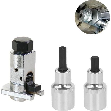 Extracteur de roulement de roue en 3 pièces, outil pour amortisseur, outil universel pour roulement de roue, démontage et entretien des amortisseurs pour la réparation automobile. (1/4)