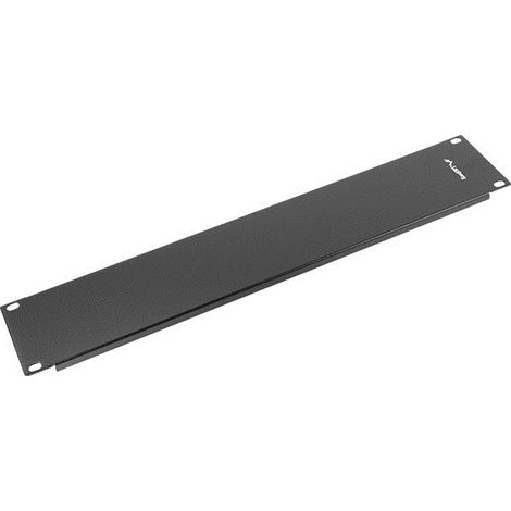 Abdeckplatte für 19-Zoll-2HE-Schränke, schwarz, Lanberg AK-1402-B
