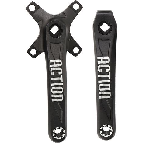 2 Pièces Manivelles de Vélo de Montagne en Alliage d'Aluminium 170mm - Droite et Gauche (1/5)