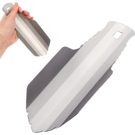 Pelle d'extérieur ultra légère en titane pour camping, jardin et randonnée – Mini pelle seulement 58 g, 20,5 cm (1/5)