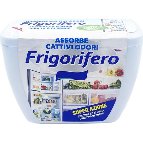 Assorbiodori per frigorifero e congelatore, misura 11x5x8 cm e peso 150gr, deodorante per frigo profumato (1/5)