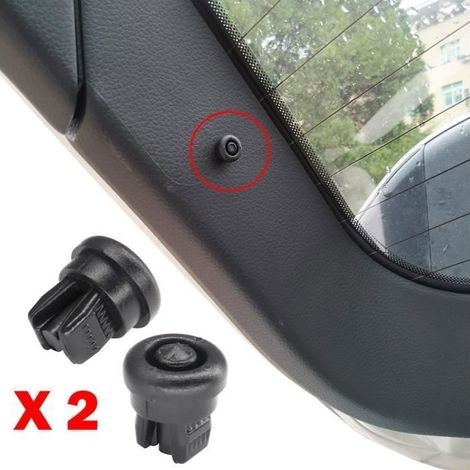 Clips de suspension de chaîne d'étagère pour coffre arrière Renault - Noir (1/4)